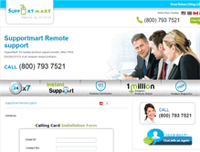 Tablet Screenshot of callingcard.supportmart.net